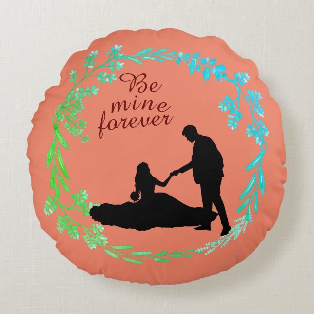 anniversary round cushion (Front)