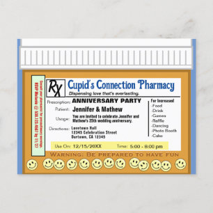 Anniversary RX for Fun Postcard