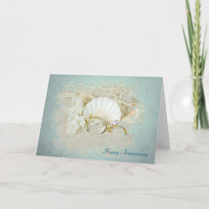 Anniversary Seashells Card