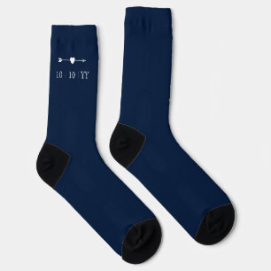 Anniversary Socks   Dark Blue