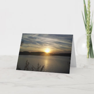 ANNIVERSARY Sunset Card