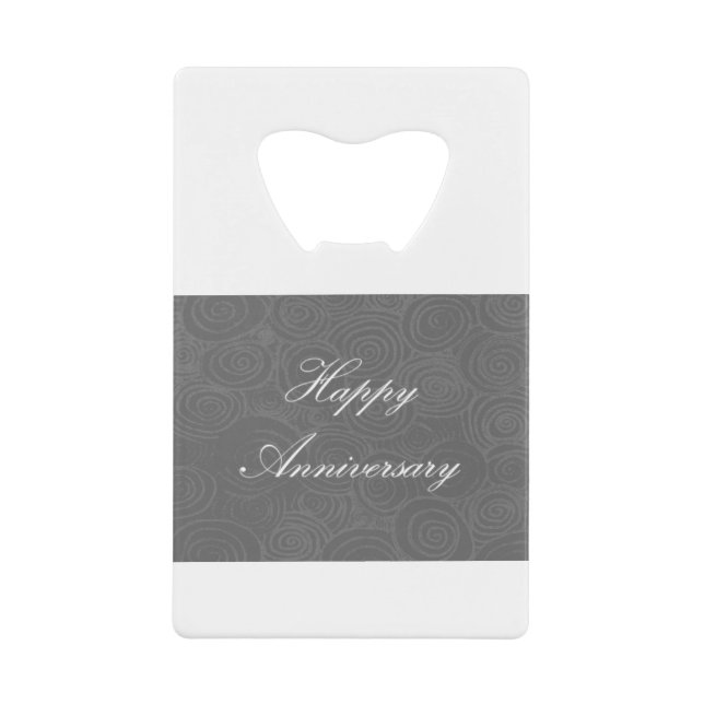 Anniversary Swirls Dark Silver (Front)