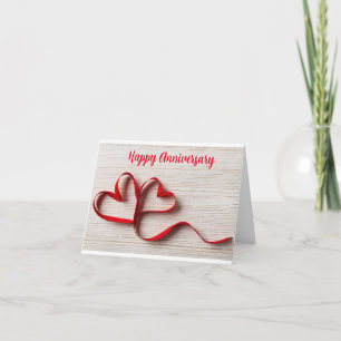 "ANNIVERSARY WISH "FILLED WITH LOVE" CARD