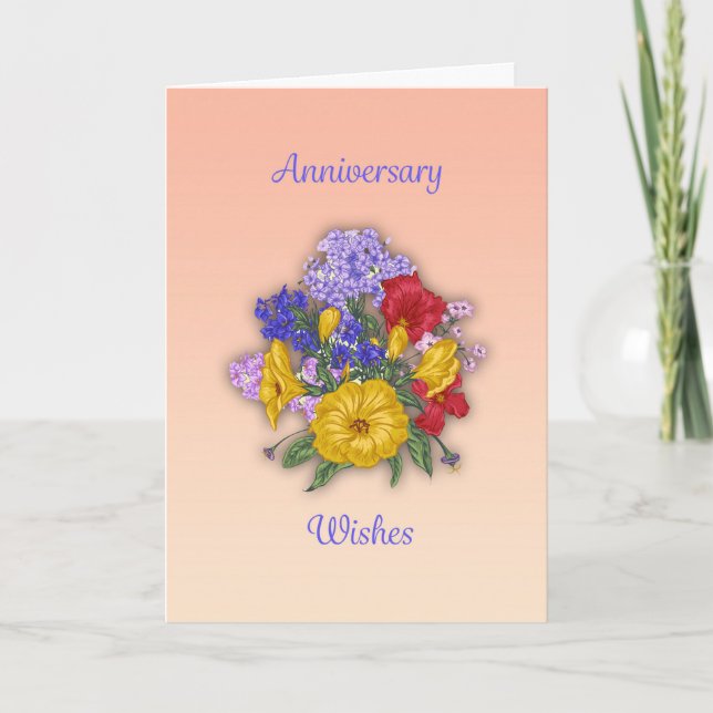 Anniversary Wishes Card (Front)