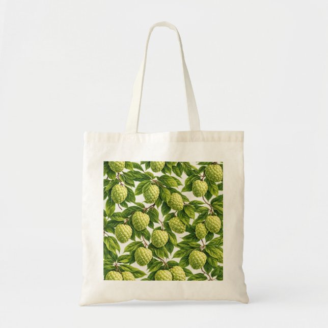 Annona Fruit Pattern Tote Bag (Front)