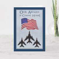 Announce to Everyone Your Airman is Coming Home