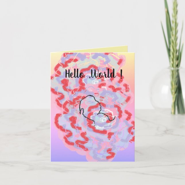  Announcement Card : Love Of Birth (Front)