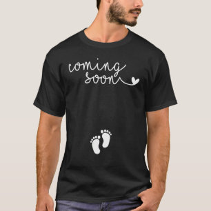 Announcement For Pregnant Mum To Be Coming Soon T-Shirt