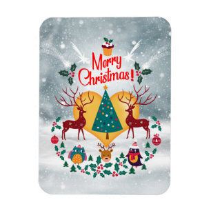 Announcement Postcard Magnet