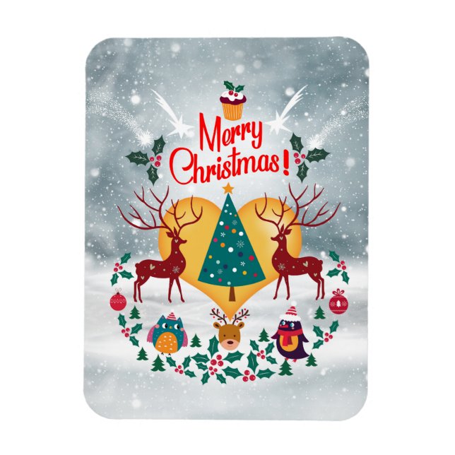 Announcement Postcard Magnet (Vertical)