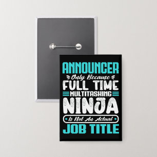 Announcer Job Title Profession Skills Funny Worker