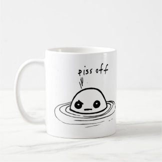 annoyed baby seal coffee mug