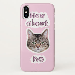 Annoyed Cat iPhone X Case