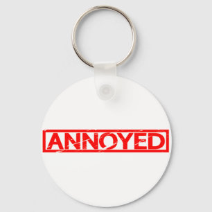 Annoyed Stamp Key Ring
