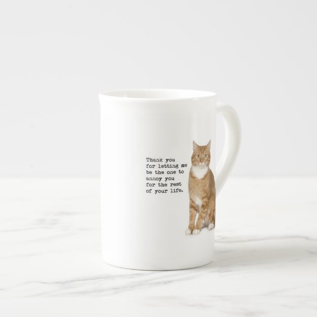 Annoying Cat Mug (Front Right)