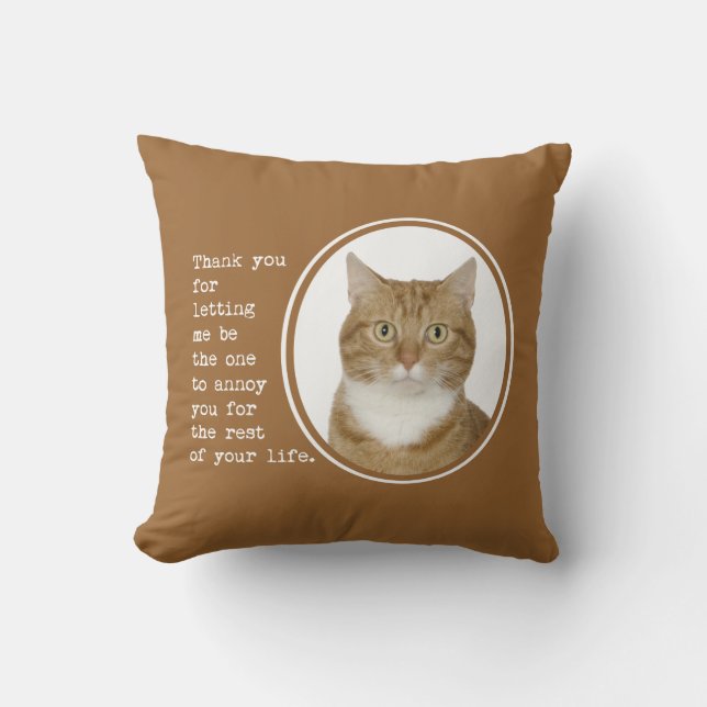 Annoying Cat Pillow (Front)