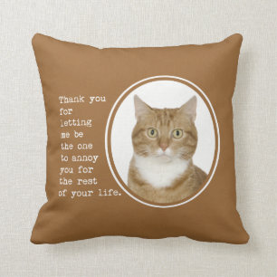 Annoying Cat Pillow