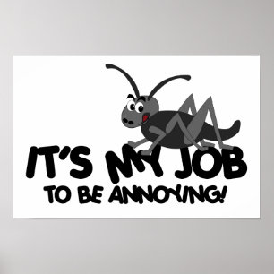Annoying Cricket Poster