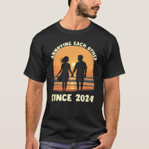 Annoying Each Other Since 2024 Anniversary T-Shirt