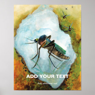 Annoying Mosquito Summer Delight - Funny Custom Poster