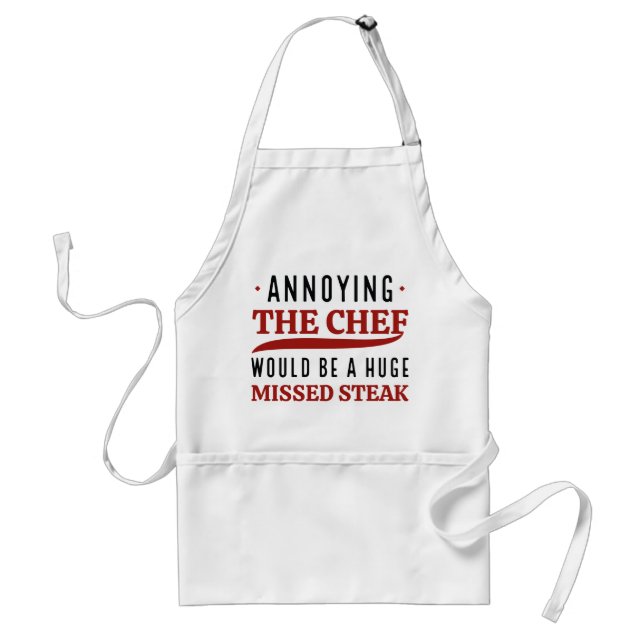 Annoying The Chef Standard Apron (Front)