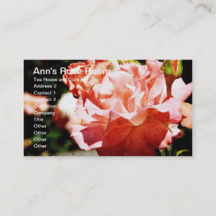 Ann's Rose Room Business Card