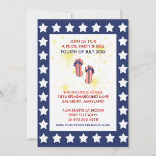 Annual 4th of July Party Invitations