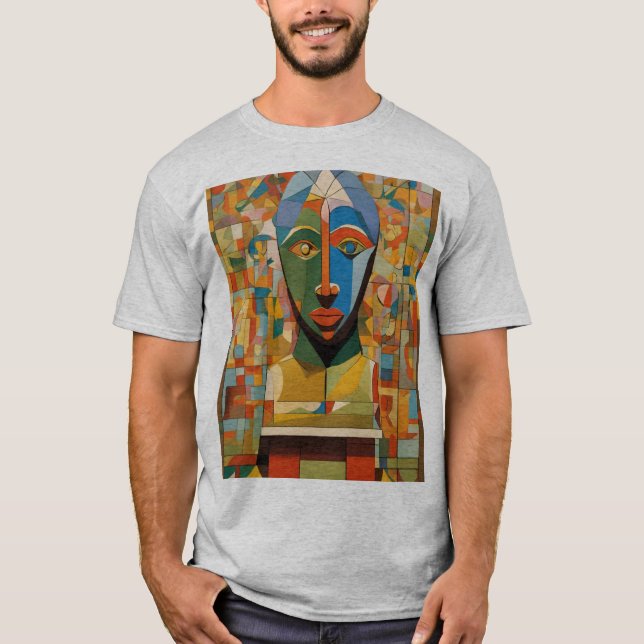 Annual Art Fest: A Picasso-Inspired 3D Masterpiece T-Shirt (Front)