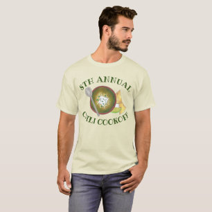Annual Chilli Cookoff Cook Off Bowl of Green Chill T-Shirt