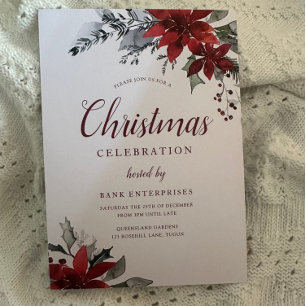 Annual Christmas Party Corporate Gala Event Invitation