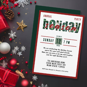 Annual Christmas Party Invitation