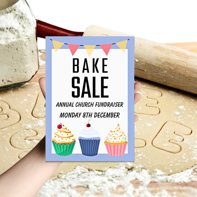 Annual Church Fundraiser Bake Sale Flyer (Creator Uploaded)
