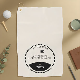 Annual Tournament Golf Club Name Towel