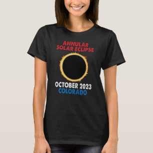Annular Solar Eclipse 2023 October Oct 14th Colora T-Shirt