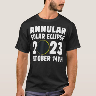 Annular Solar Eclipse 2023 October Oct 14th Nevada T-Shirt