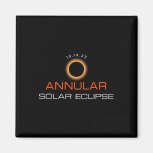 Annular Solar Eclipse October 14 Astronomy Lover  Magnet
