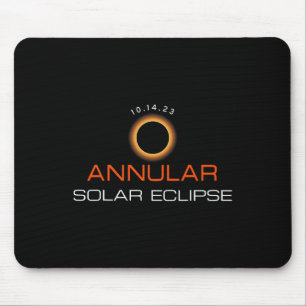 Annular Solar Eclipse October 14 Astronomy Lover Mouse Pad