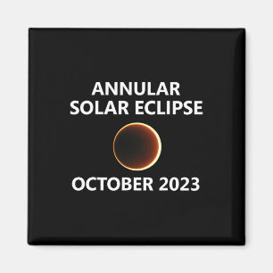 Annular Solar Eclipse October Oct 14 Nevada Colora Magnet