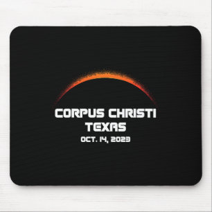 Annular Solar Eclipse S Corpus Christi Fall Mouse Pad