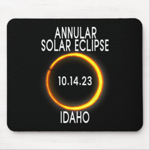 Annular Solar Eclipse T - Idaho Mouse Pad