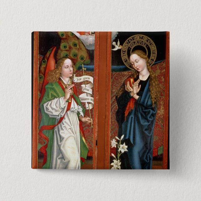 Annunciation 15 Cm Square Badge (Front)