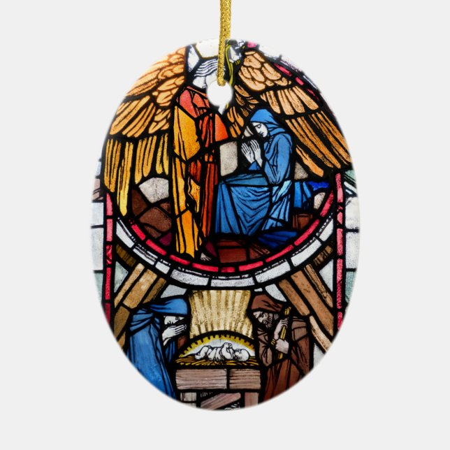 Annunciation and Nativity Ornament (Front)