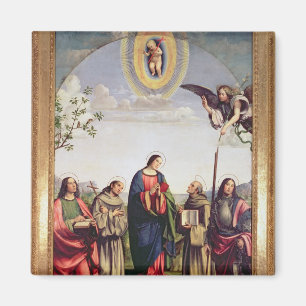 Annunciation and Saints, 1500 Magnet