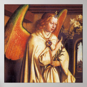 ANNUNCIATION ANGEL Archangel Gabriel Detail Poster
