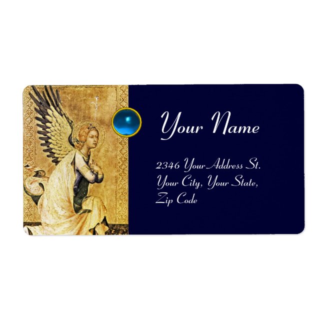 ANNUNCIATION ANGEL,Blue  Sapphire (Front)