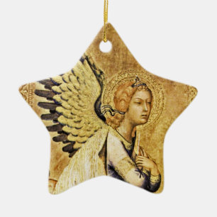 ANNUNCIATION ANGEL Magic Of Christmas Ceramic Tree Decoration