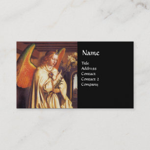 ANNUNCIATION ANGEL MONOGRAM, Blue Sapphire Business Card