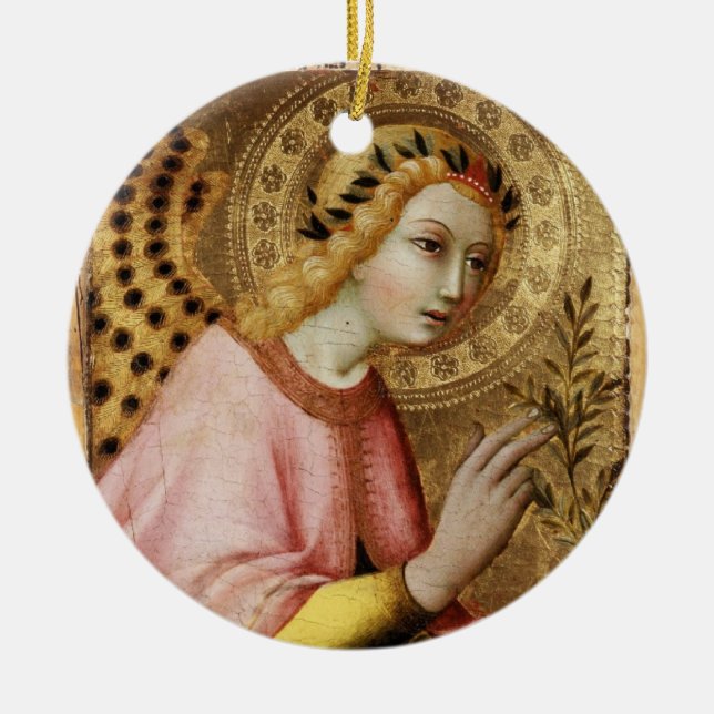 ANNUNCIATION ANGELS Magic Of Christmas Ceramic Ornament (Front)