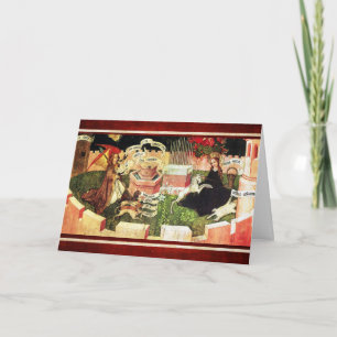 ANNUNCIATION AS THE MYSTICAL HUNT OF UNICORN CARD