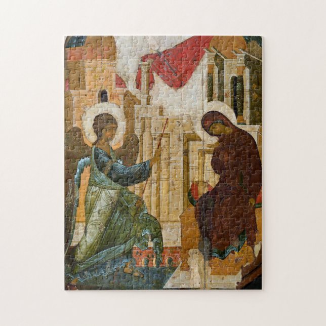 Annunciation by Andrei Rublev Jigsaw Puzzle (Vertical)